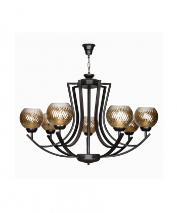 لوستر 7 شعله چشمه نور کد 2618/7BK