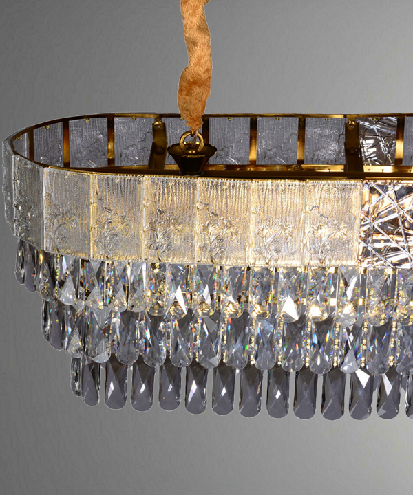 لوستر 13 شعله چشمه نور کد N2430/80*30GO