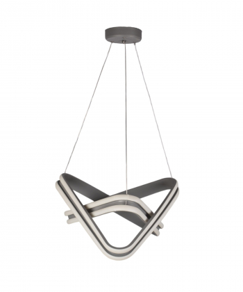 چراغ آویز چشمه نور کد A6415/T طوسی