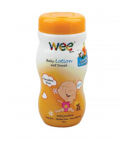 دستمال مرطوب کودک لوسیون دار وی کر Wee Care بسته 70 عددی