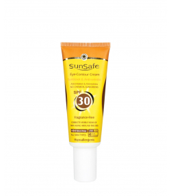 کرم دور چشم حاوی ضد آفتاب SPF 30 سان سیف Sun Safe وزن 20 گرم