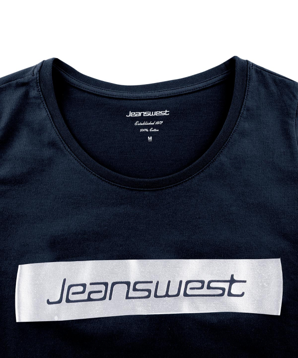 تیشرت زنانه آستین کوتاه چاپی جین وست Jeanswest
