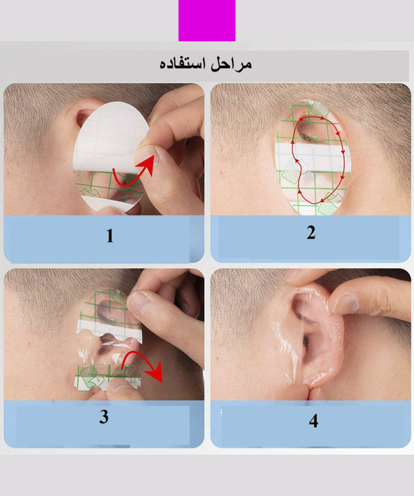 محافظ گوش حمام کودک نکس کر Nexcare مدل KP4- بسته 4 عددی