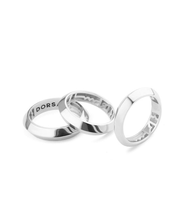 انگشتر دال ساده نقره درسا جواهر Dorsa Jewelry کد 57310