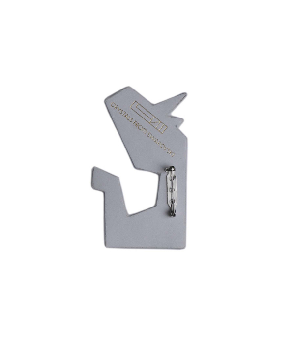 گل سینه شبدیز پر کریستال درسا جواهر Dorsa Jewelry کد 38821