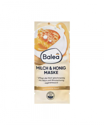 ماسک صورت باله آ Balea مدل شیر و عسل حجم بسته 2 عددی