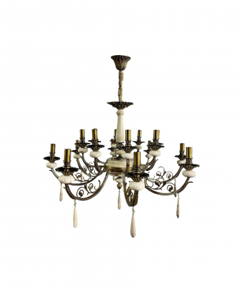 لوستر 16 شعله چشمه نور کد E4915/8A