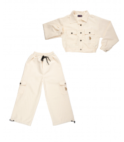 کت و شلوار دخترانه یو اس پولو کیدز US Polo Kids کد 5836B1