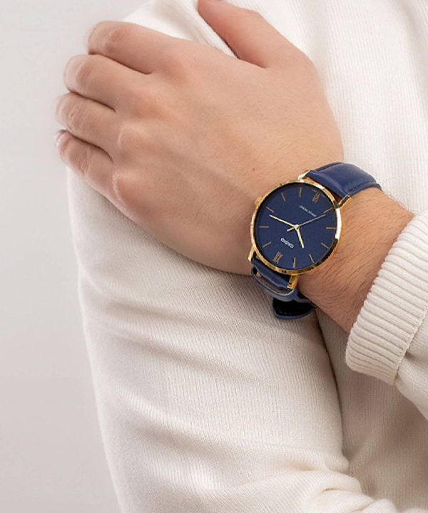 ساعت مچی عقربه‌ای مردانه کاسیو Casio مدل MTP-VT01GL-2BUDF