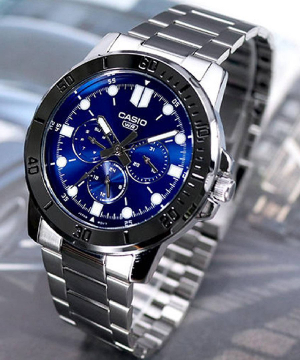 ساعت مچی عقربه‌ای مردانه کاسیو Casio مدل MTP-VD300D-2EUDF