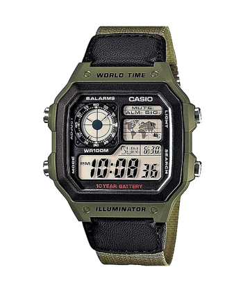 ساعت مچی دیجیتالی کاسیو Casio مدل AE-1200WHB-3BVDF