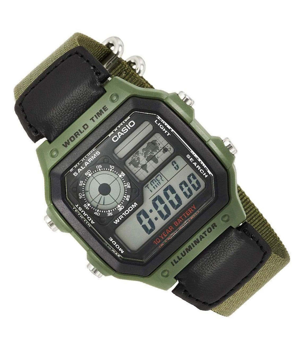 ساعت مچی دیجیتالی کاسیو Casio مدل AE-1200WHB-3BVDF