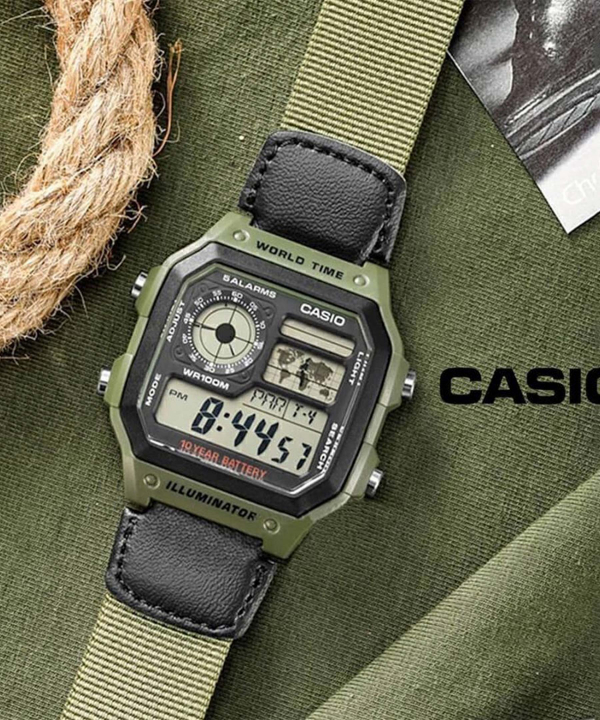 ساعت مچی دیجیتالی کاسیو Casio مدل AE-1200WHB-3BVDF