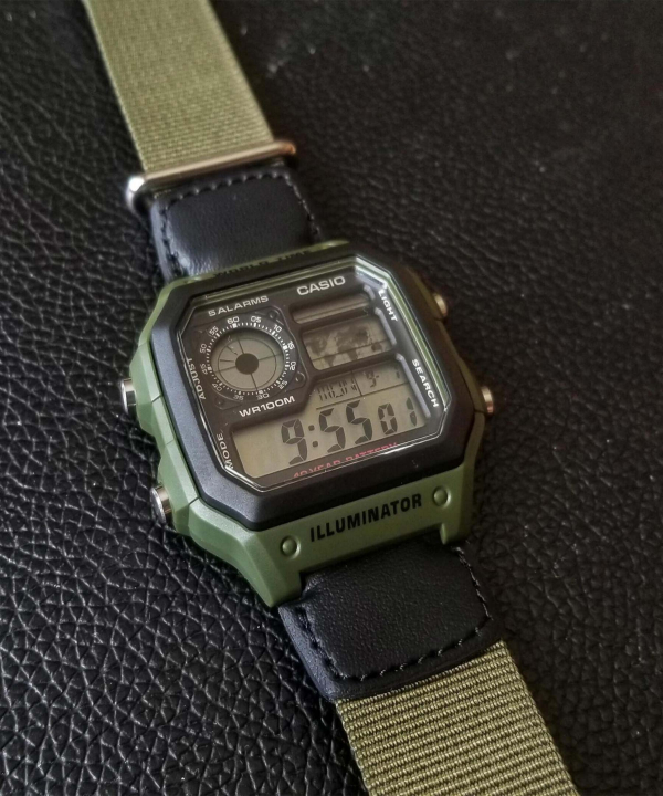 ساعت مچی دیجیتالی کاسیو Casio مدل AE-1200WHB-3BVDF