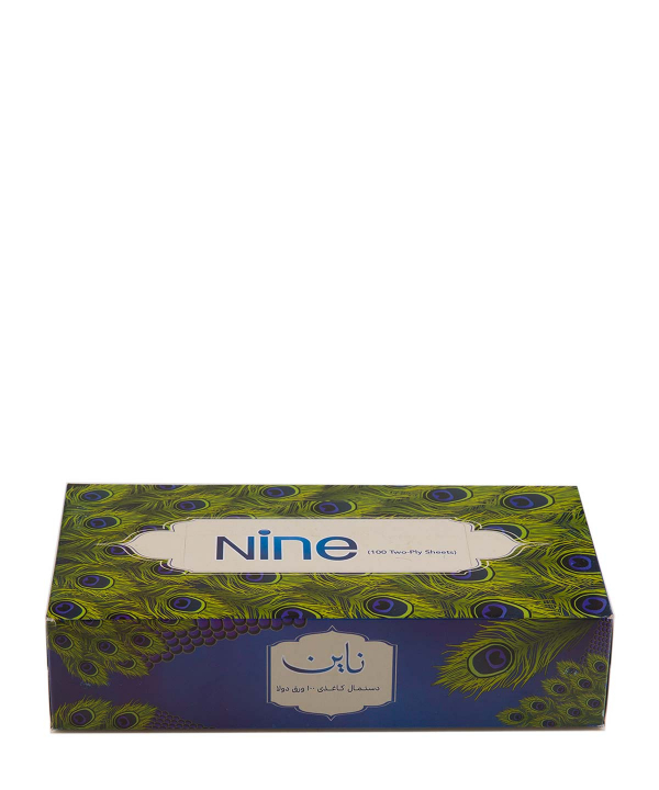 دستمال کاغذی جعبه ای 200 برگ ناین Nine