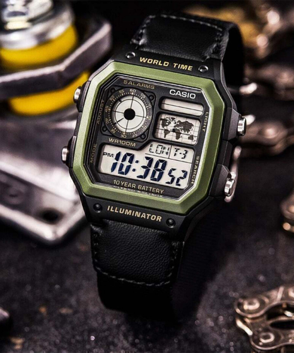 ساعت مچی دیجیتالی کاسیو Casio مدل AE-1200WHB-1BVDF