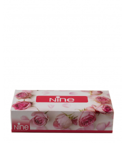 دستمال کاغذی جعبه ای 200 برگ ناین Nine