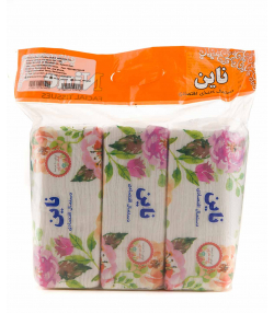 دستمال کاغذی 200 برگ ناین Nine بسته 3 عددی