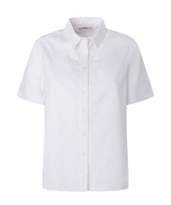 شومیز نخ پنبه آستین کوتاه زنانه Pepe Jeans مدل MP-PePe-PL304810