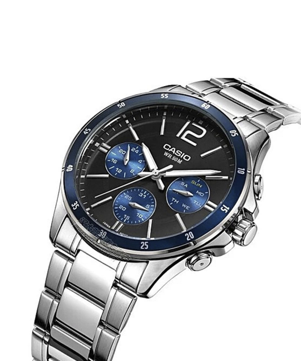 ساعت مچی عقربه‌ای مردانه کاسیو Casio مدل MTP-1374D-2AVDF