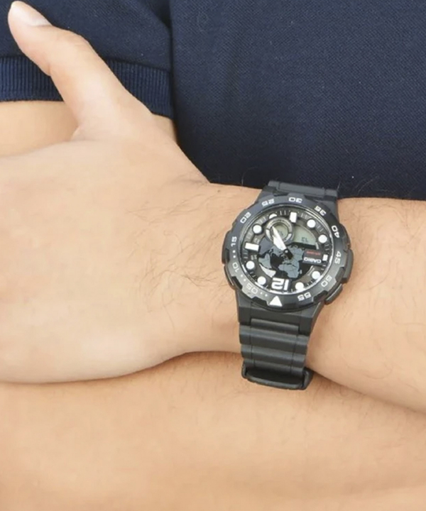 ساعت مچی عقربه‌ای مردانه کاسیو Casio مدل AEQ-100W-1AVDF