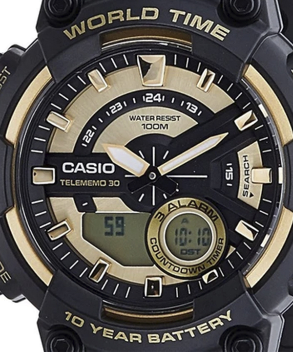 ساعت مچی عقربه‌ای مردانه کاسیو Casio مدل AEQ-110BW-9AVDF