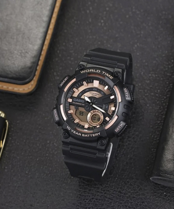 ساعت مچی عقربه‌ای مردانه کاسیو Casio مدل AEQ-110W-1A3VDF