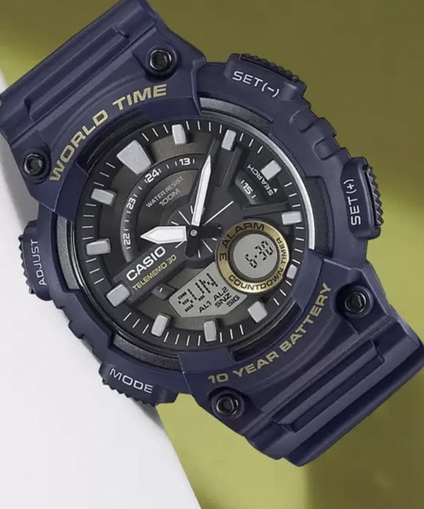 ساعت مچی عقربه‌ای مردانه کاسیو Casio مدل AEQ-110W-2AVDF