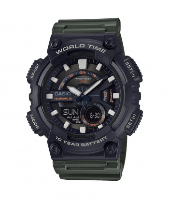 ساعت مچی عقربه ای مردانه کاسیو Casio مدل AEQ-110W-3AVDF