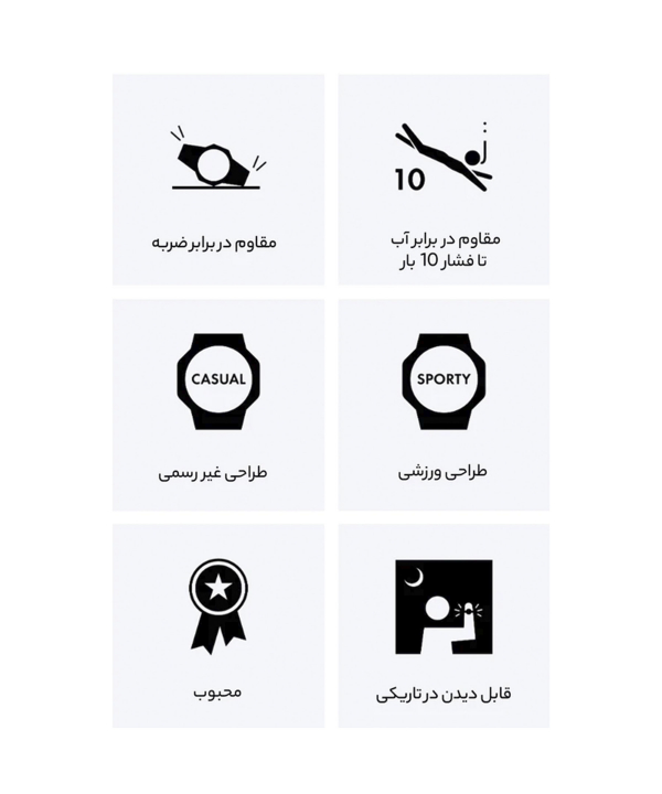 ساعت مچی عقربه‌ای زنانه کاسیو Casio مدل BA-110X-1ADR