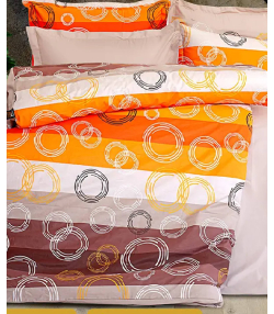 ست کاور لحاف 4 تکه یک نفره اورنگ Orang مدل Water Rings