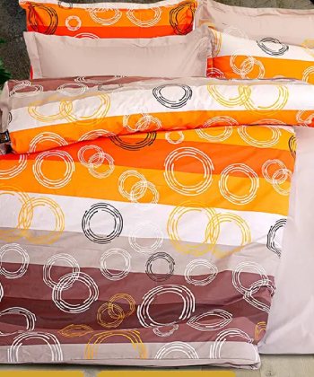 ست کاور لحاف 4 تکه یک نفره اورنگ Orang مدل Water Rings