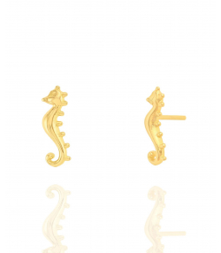 گوشواره اسب دریایی میوگلد Mio Gold کد E1521