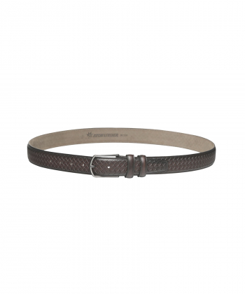 کمربند چرم طبیعی مردانه نوین چرم Novin Leather مدل BT0739