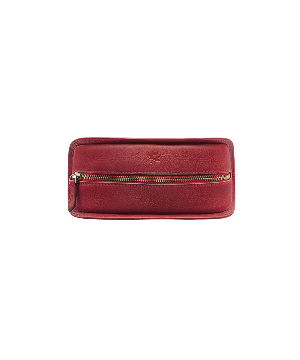 کیف آرایشی چرم طبیعی نوین چرم Novin Leather مدل آرال
