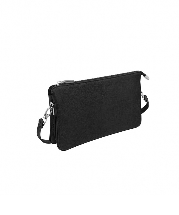 کیف دوشی زنانه چرم طبیعی نوین چرم Novin Leather مدل سولنا