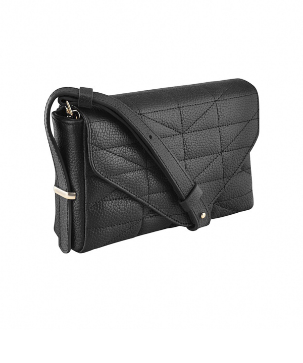کیف دوشی زنانه چرم طبیعی نوین چرم Novin Leather مدل ژانیا