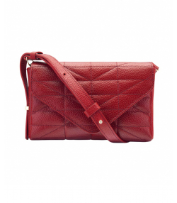 کیف دوشی زنانه چرم طبیعی نوین چرم Novin Leather مدل ژانیا