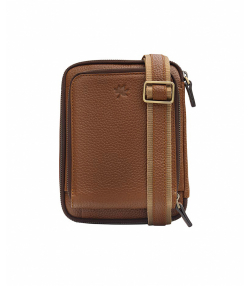کیف کراس بادی چرم طبیعی نوین چرم Novin Leather مدل آتلی
