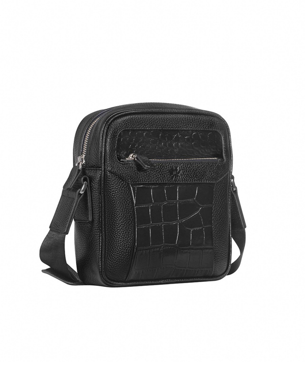 کیف کراس بادی چرم طبیعی نوین چرم Novin Leather مدل رونالد