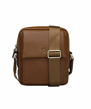 کیف کراس بادی چرم طبیعی نوین چرم Novin Leather مدل کارلتو