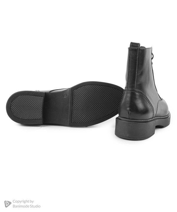 نیم بوت زنانه چرم طبیعی چرم مشهد Mashad Leather کد J2646-038