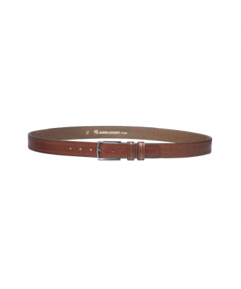 کمربند چرم طبیعی مردانه نوین چرم Novin Leather مدل BT0557