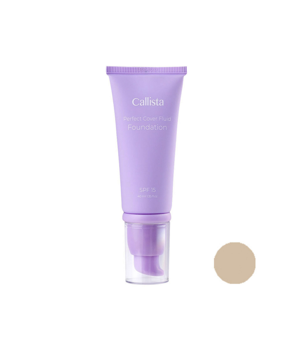 کرم پودر فلوئیدی کالیستا Callista مدل Perfect Cover حجم 40 میلی لیتر