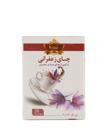 چای سیاه کیسه ای آرنیکا Arnika با طعم زعفران بسته 20 عددی