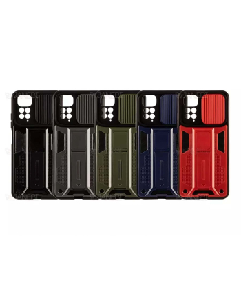 قاب محافظ لنز و استند دار شیائومی Xiaomi Redmi Note 11 Pro 2022 Slide Camera & Stand Case
