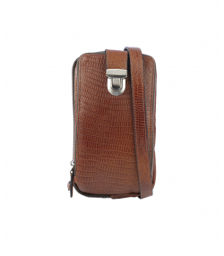 کیف دوشی مردانه چرم طبیعی بیسراک Bisrak مدل NL-Crossbody-Mehrab-L