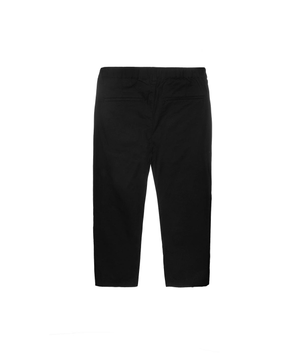 شلوار کتان مشکی کوتاه زنانه جین وست Jeanswest
