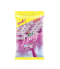 خودتراش دولبه دربی Derby مدل Lady بسته 14 عددی