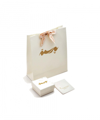 دستبند طلا بافت مربع آران پرسته Parasteh کد450628